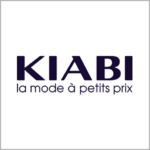 Logo de Kiabi y el texto "la modé à pettits prix"
